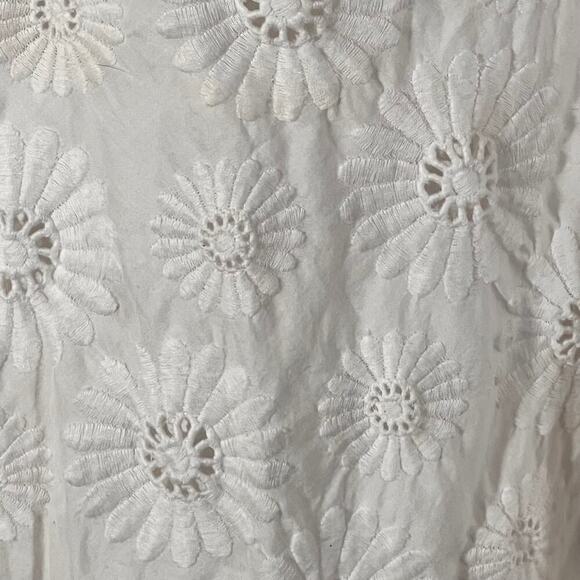 Lilly Pulitzer White Halter Eyelet Dress Resort Coastal Preppy Summer Size 2 - Picture 4 of 8